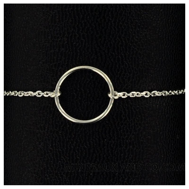 Bracelet cercle argent