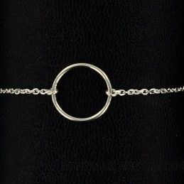 Bracelet cercle argent