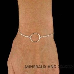 Bracelet cercle argent