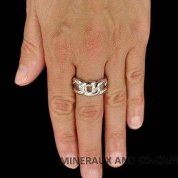 Bague forçat argent 925