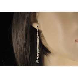 Boucles d'oreilles et étoile d'hématite.