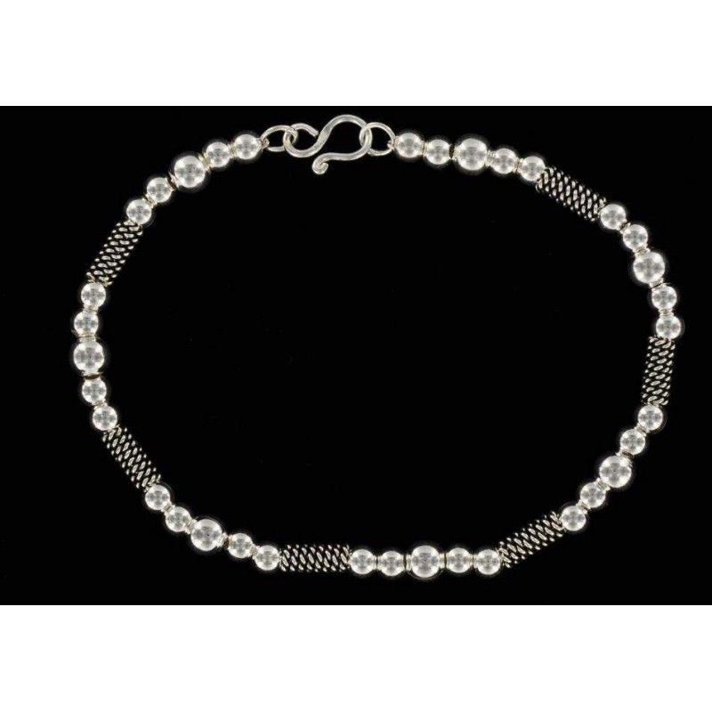 Bracelet argent 925 ethnique.