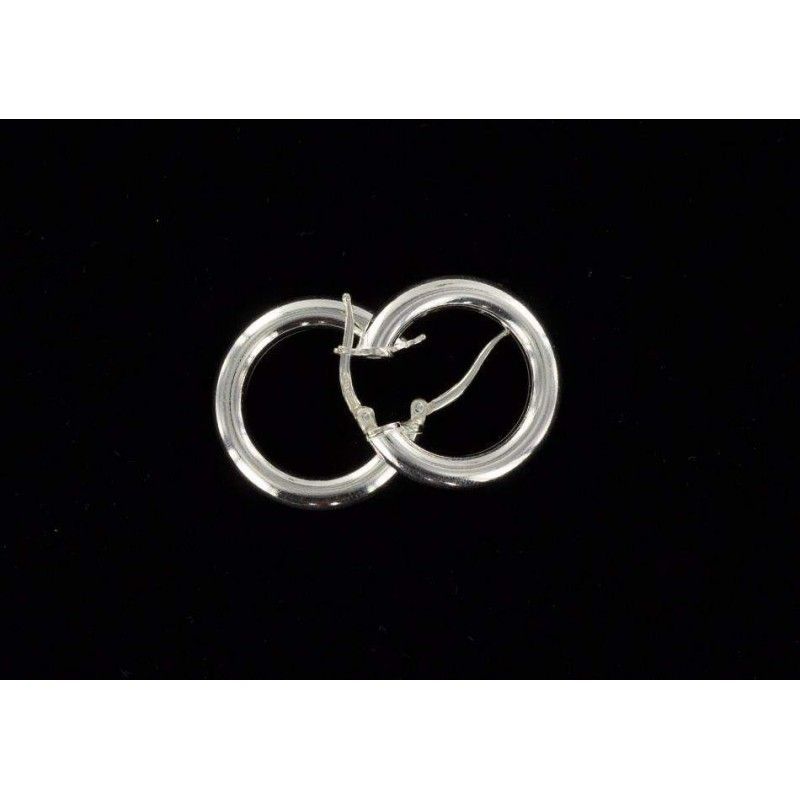 Boucles créoles argent. Boucles créoles argent.