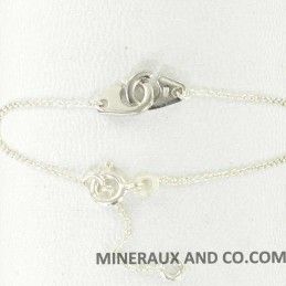 Bracelet menotte argent 925.