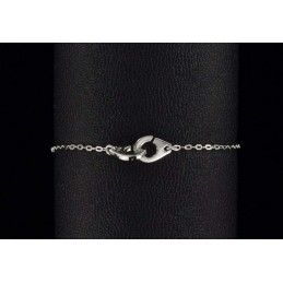 Bracelet menotte argent 925.