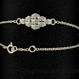 Bracelet argent maille souple