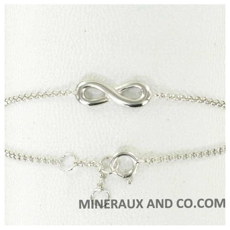 Bracelet infini argent.