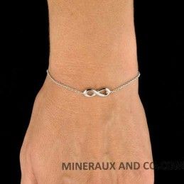 Bracelet infini argent.