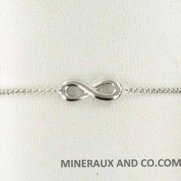 Bracelet infini argent.