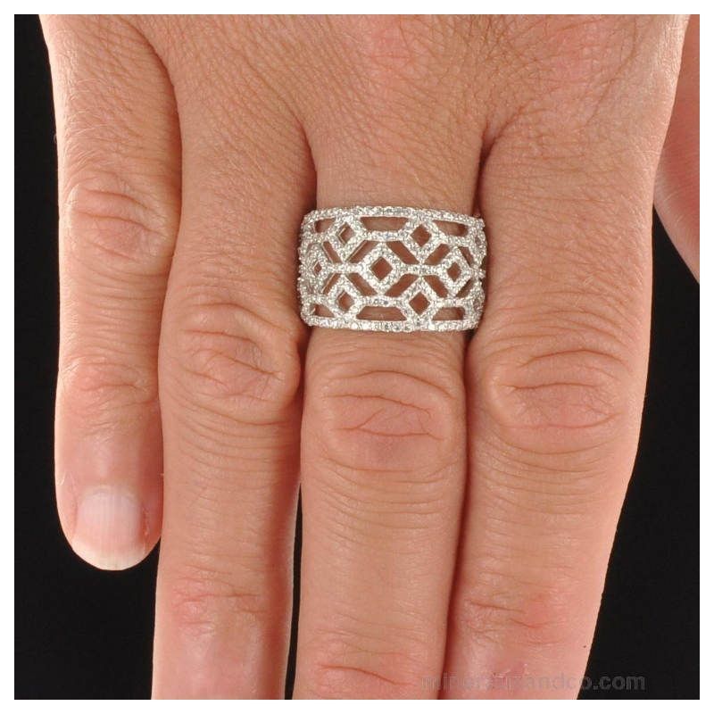Bague losange zircon Bague losange zircon