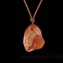 Pendentif agate du Botswana