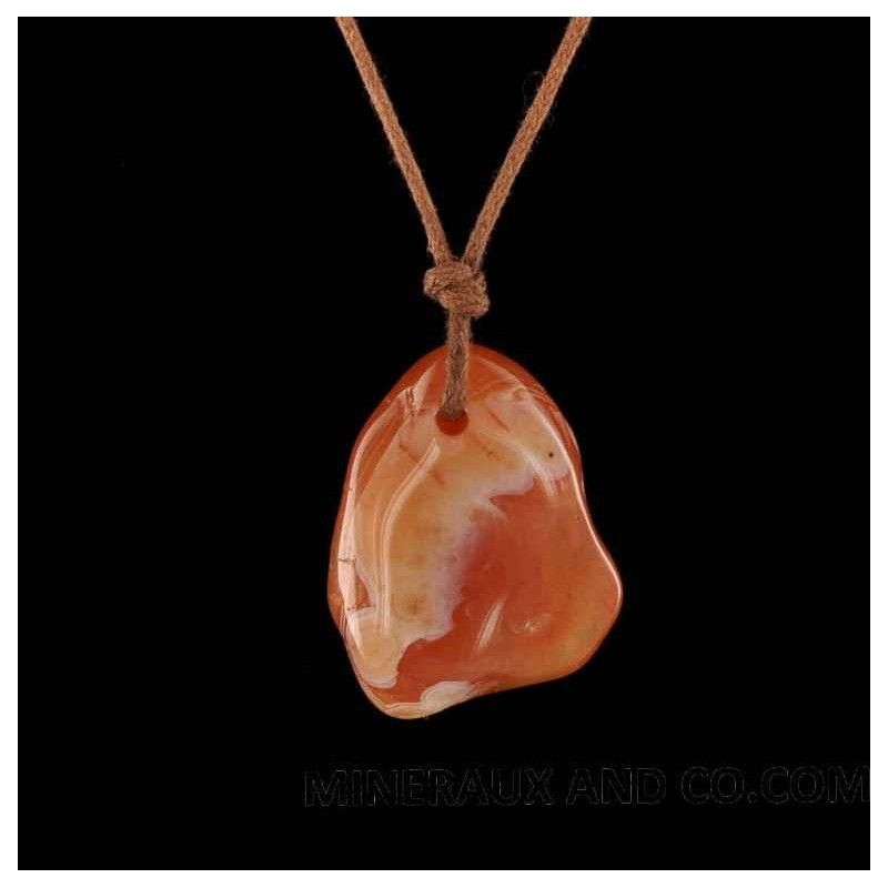 Pendentif agate du Botswana