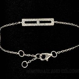 Bracelet argent et barrette