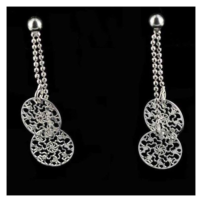 Boucles d'oreilles deux médailles