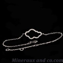 Bracelet chaine argent nuage