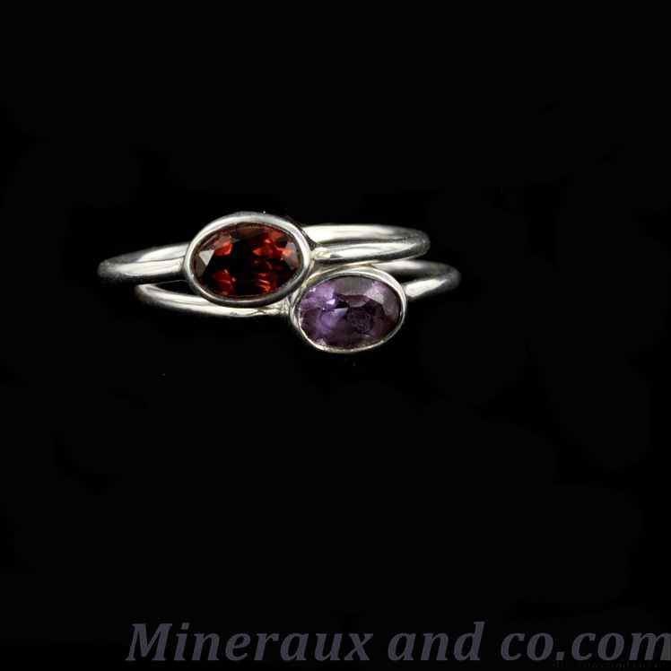 Petite Bague En Argent Sterling & Zircon - Taille 49/50, Style Délicat, Occasion En Très Bon État