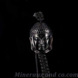 Bracelet bouddha obsidienne oeil céleste.
