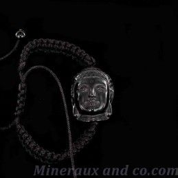 Bracelet bouddha obsidienne oeil céleste.