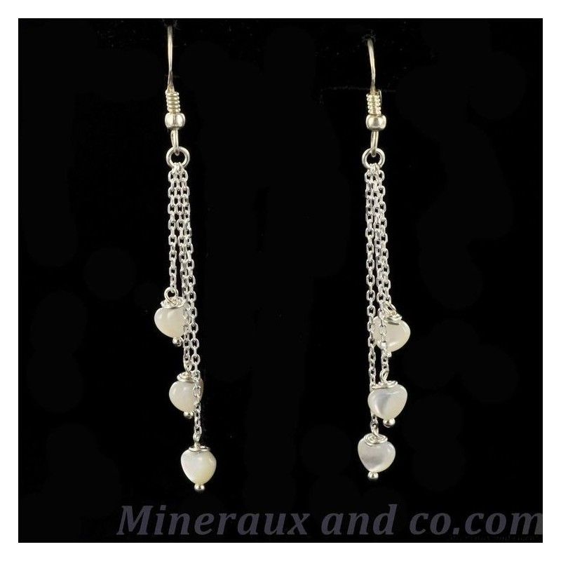 Boucles d'oreilles coeur