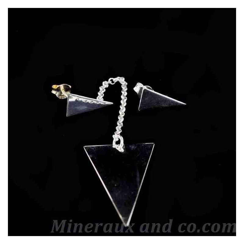 Boucles d'oreilles triangle