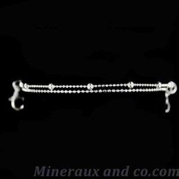 Bracelet deux fils argent