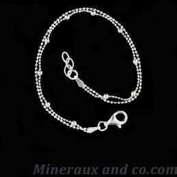 Bracelet deux fils argent