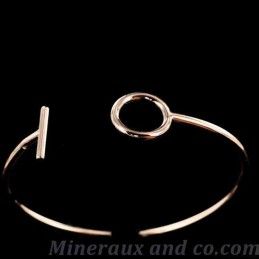 Bracelet cercle barre