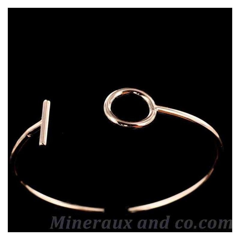 Bracelet cercle barre