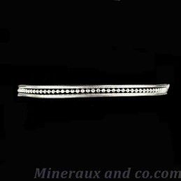 Bracelet argent trois fils serpentine