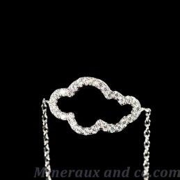 Bracelet chaine argent nuage