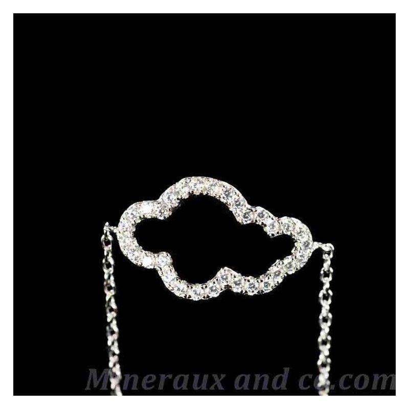 Bracelet chaine argent nuage