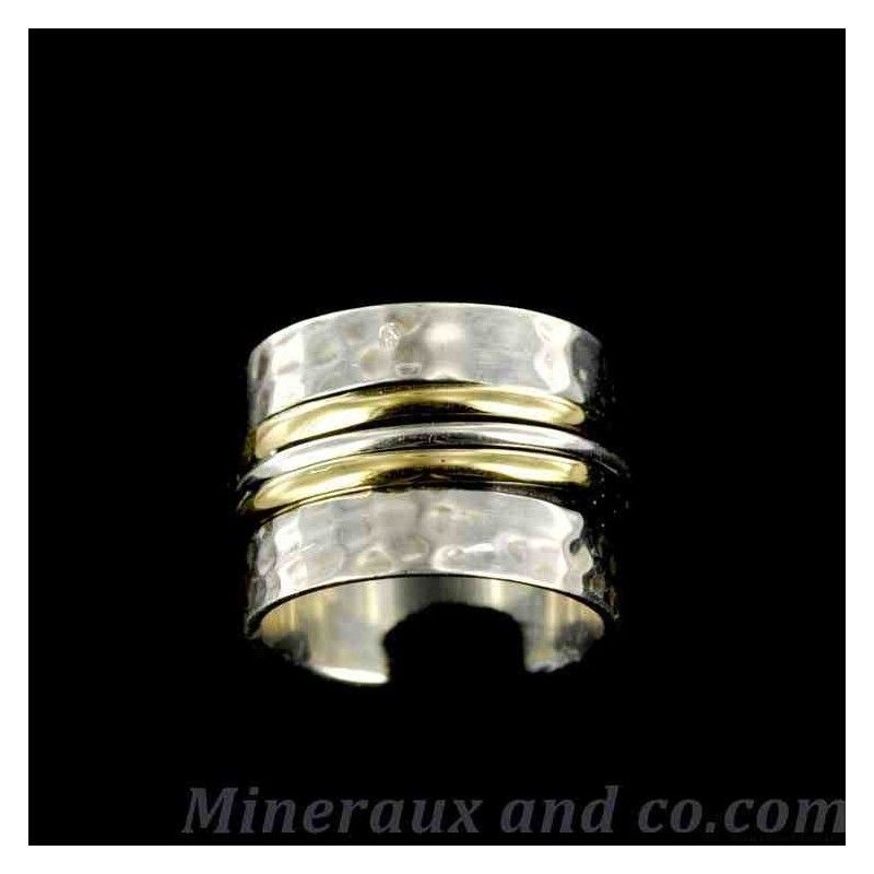 Bague argent et bronze Bague argent et bronze