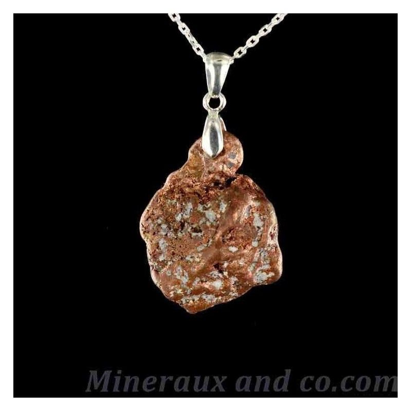 Pendentif cuivre et argent Pendentif cuivre et argent