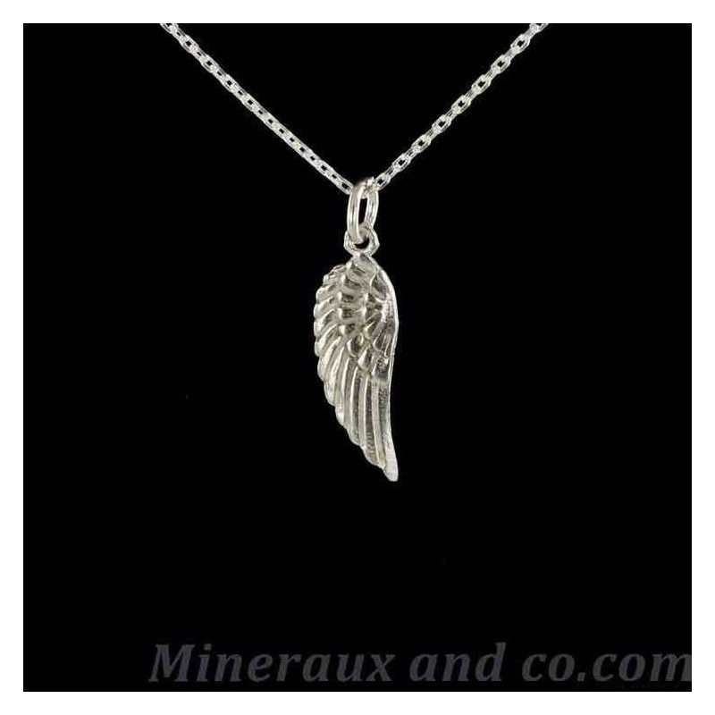 Pendentif aile d'ange argent 925.