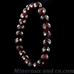 Bracelet perle de grenat