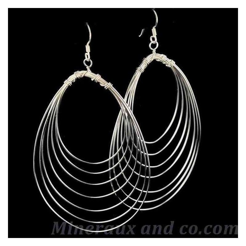 Boucles d'oreilles fils