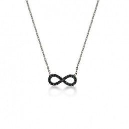 Pendentif infini et rhodium