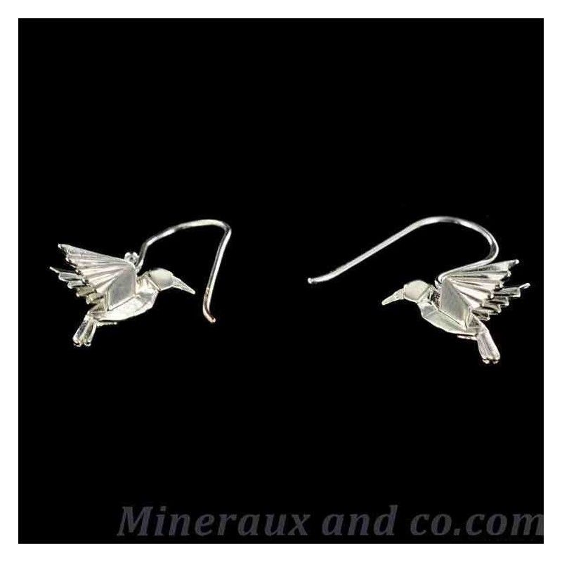 Boucles d'oreilles colibri