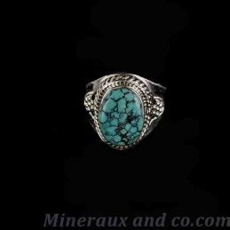 Bague argent turquoise