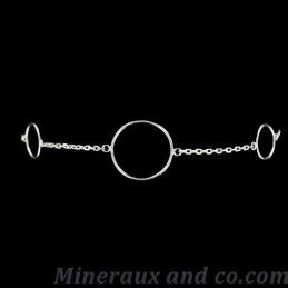 Bracelet cercles argent