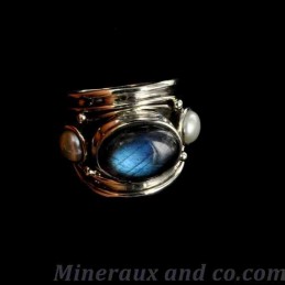 Bague labradorite