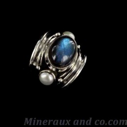 Bague labradorite