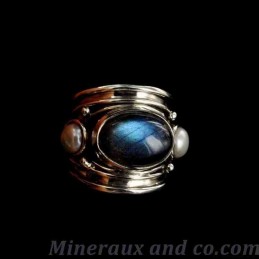 Bague labradorite