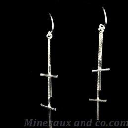 Boucles multi croix chaine