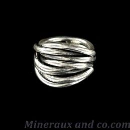 Petite bague fil argent