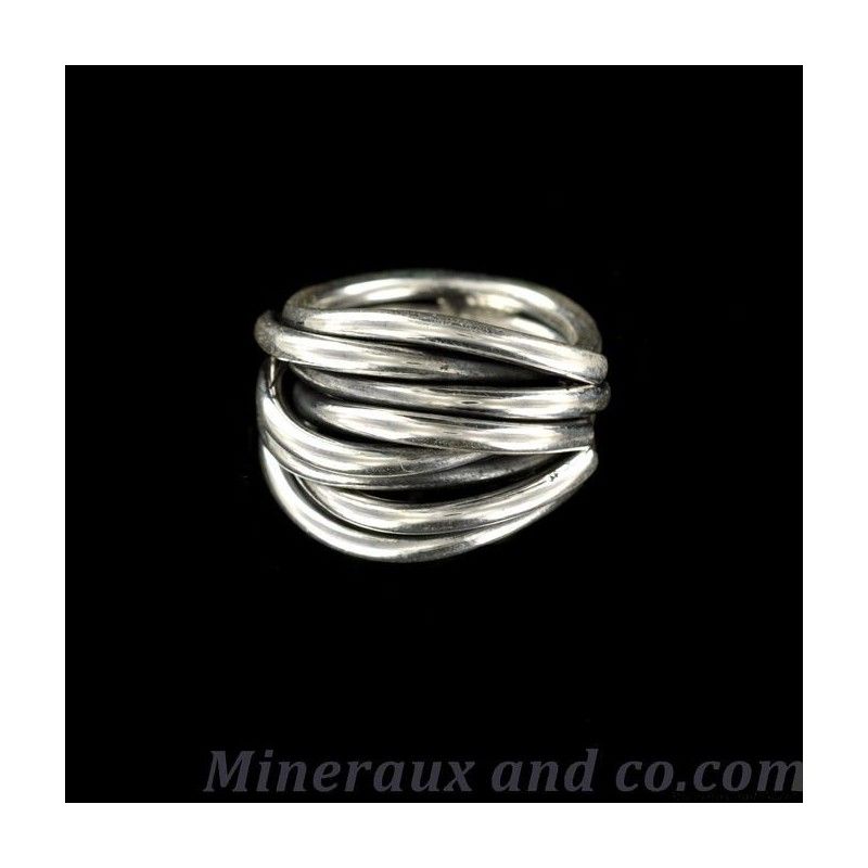 Petite bague fil argent