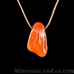 Pendentif agate de couleur