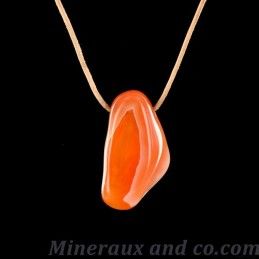 Pendentif agate de couleur