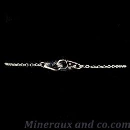 Bracelet menotte argent 925.