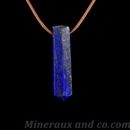 Pendentif uni pointe Lapis